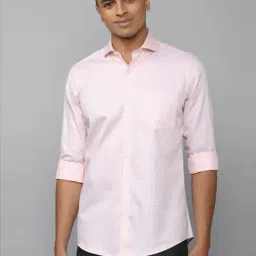 Allen Solly Pink Cotton Slim Fit Printed Shirt-image-49