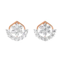 Sparkles Lab Grown Diamond 14k (585) Rose Gold Earrings for Women-image-36