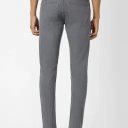 Peter England Jeans Grey Cotton Skinny Fit Jeans image 2