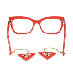 Guess GU296054066FR Red Rectangular Eye Frame for Women image 3