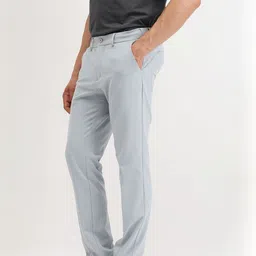 The Collection Men Tailored Slim Fit Mid-Rise Regular Trousers-image-59