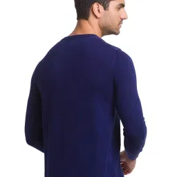 Being Human Blue Cotton Regular Fit Sweatshirts image 2
