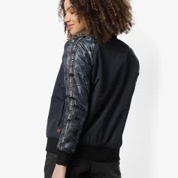 Campus Sutra Navy Regular Fit Jacket image 2