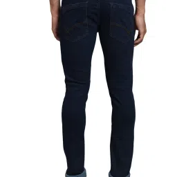 Parx Dark Blue Super Slim Fit Low Rise Jeans image 2