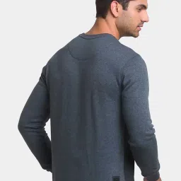 Being Human Grey Cotton Regular Fit Printed Sweatshirts image 2