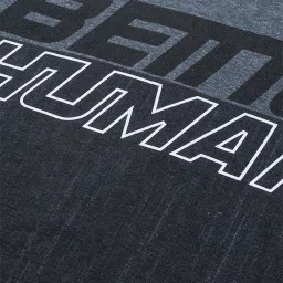 Being Human Grey Cotton Regular Fit Printed Sweatshirts image 4