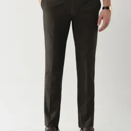 Arrow Brown Regular Fit Trousers image 4