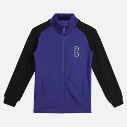 Puma Boys Blue & Black Cotton Printed Full Sleeves Summer Jacket-picture-48