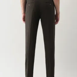 Arrow Brown Regular Fit Trousers image 2
