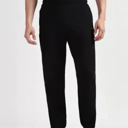 Reebok Black Cotton Regular Fit Sports Trackpants-image-72
