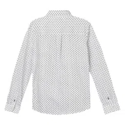 TOMMY HILFIGER White Printed Regular Fit Shirt image 2