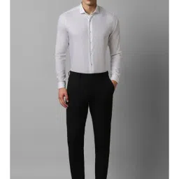 Louis Philippe White Cotton Slim Fit Shirt image 5