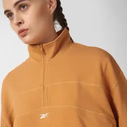 Reebok Yellow Regular Fit Sweatshirt image 5