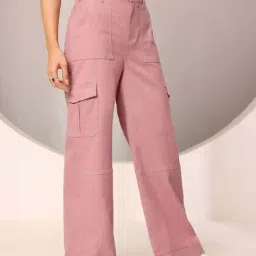 Dolce Crudo Pink Flared Fit Jeans image 3