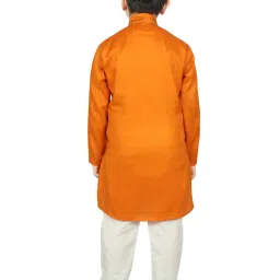 SG Yuvraj Kids Yellow & White Printed Kurta with Pyjama image 2