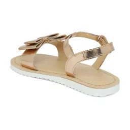 Aria Nica Kids Rose Gold Ankle Strap Sandals image 5