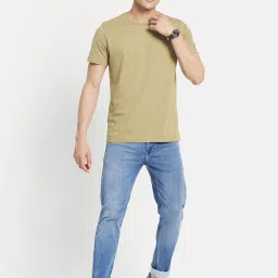 Octave Blue Regular Fit Heavily Washed Jeans image 5