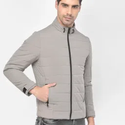 Crimsoune Club Grey Regular Fit Quilted Jacket image 4