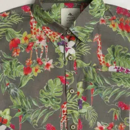 Cherry Crumble By Nitt Hyman Boys Multicolor Printed Shirt image 4