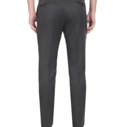 Arrow Dark Grey Regular Fit Trousers image 2