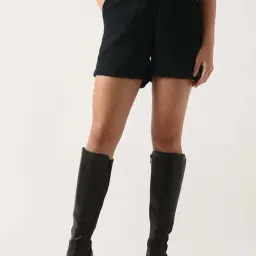Bewakoof Black Regular Fit Shorts-image-19