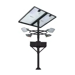 ielecssol 50 W LED Solar High Mast with Flood Light 12.8 V/60 Ah (Each) Battery Capacity IP65 Cool White for Outdoor Use image 3