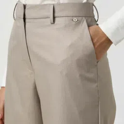 Van Heusen Beige Formal Trousers image 5