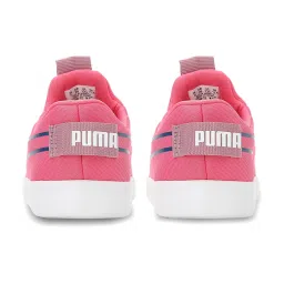 Puma Kids Courtflex V2 Sunset Pink & Sodalite Blue Sneakers image 5