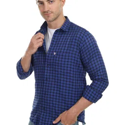 Marc Laurent Men Checked Casual Shirt image 3
