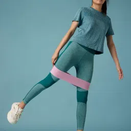 Feier Dark Turquoise Stripes Boxy T-Shirt image 4