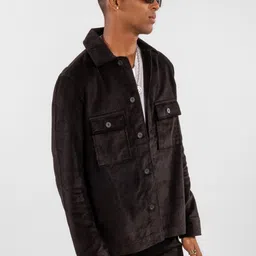 Eszett Men Solid Corduroy Tailored Jacket image 2