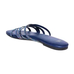 W Women's Wblake Navy Cross Strap Sandals image 3