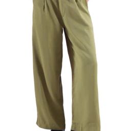 FITHUB Green Regular Fit High Rise Trousers-picture-49