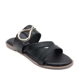 Scentra Women's Black Casual Sandals-picture-30
