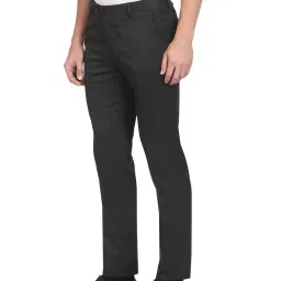 Arrow Dark Grey Regular Fit Trousers image 3