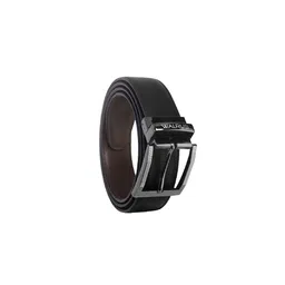 Walrus Men Black & Brown Textured Reversible Formal Belt image 2