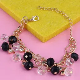 Jewelz Gold-Plated Crystal Studded Wraparound  Bracelet-picture-57
