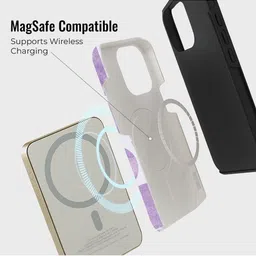 PEEPERLY Women Heritage Geometric Printed Impact Resistant iPhone 13 Pro Crystal Back Case image 3