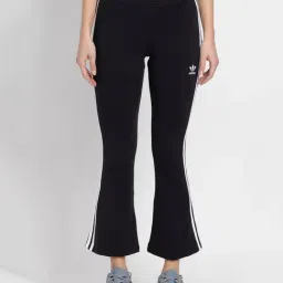 Adidas Originals Black Slim Fit Mid Rise Track Pants-picture-31