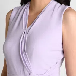 Allen Solly Purple Shift Dress image 5