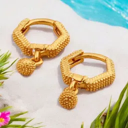 SHREE KRISHNA SHOPPING Gold-Plated Brass Earrings-picture-48