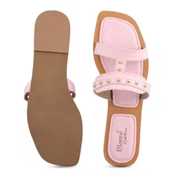 D LORZERI Women Casual Synthetic Open Toe Flats image 4