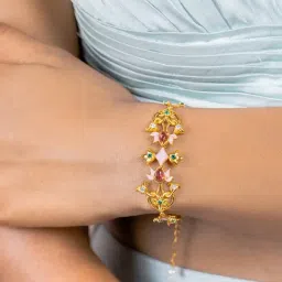Shaya 92.5 Sterling Silver Shaadi Squad Band Baaja Bridesmaid Flexible Fit Bracelet for Women-picture-48