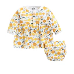 THE COTTON BABY Print A-Line Mini Dress-picture-17
