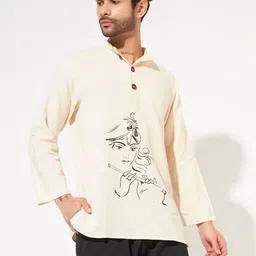 Difneez Men Embellished Handloom Kurta image 5