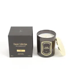 Home4U Vila Hermanos Classic Collection Rose Black Wax Jar Candle-image-16