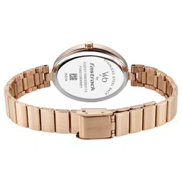 Fastrack Women Dial & Stainless Steel Bracelet Style Straps Analogue Watch FV60108WM01W image 2