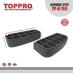 TOPPRO FITNESS : AEROBIC STEP TP-R-760| GYM STEPPER | GYM BENCH | INCLINE DECLINE BENCH | ABDOMINAL BENCH | CARDIO STEPPER | STEPPER FOR HOME GYM WORKOUT | TAIWAN CERTIFIED | IMPORTED image 4