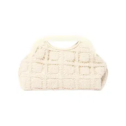 Forever New Cream Macy Macrame Clutch with Detachable Strap-picture-12