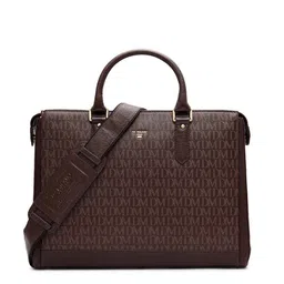 Da Milano Men Textured Leather Detachable Sling Strap Laptop Bag-picture-15